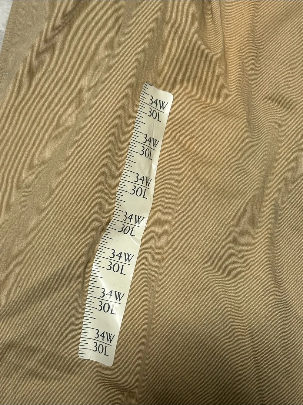 Vintage Banana Republic Chinos Men’s 34x30 Khaki 100% Cotton Pants NWT